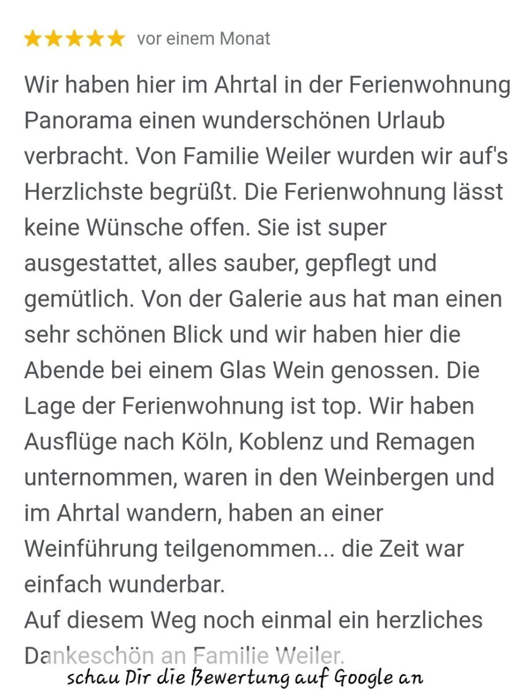 Ahrtal Vier Sterne Alexandra Weiler Panorama Bad Neuenahr-Ahrweiler